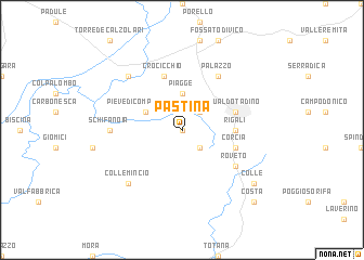 map of Pastina