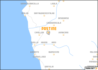 map of Pastine