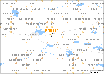 map of Pastin