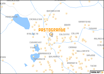 map of Pasto Grande