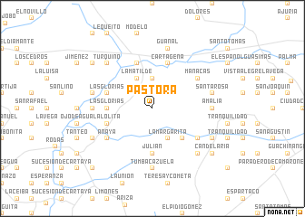 map of Pastora