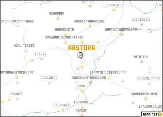 map of Pastora