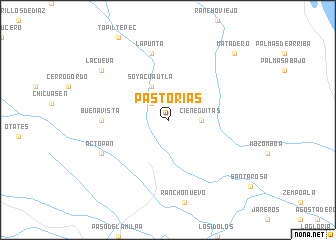 map of Pastorías