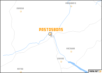 map of Pastos Bons