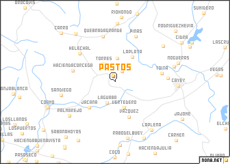 map of Pastos