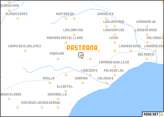 map of Pastrana