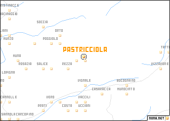 map of Pastricciola