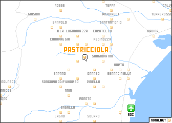 map of Pastricciola