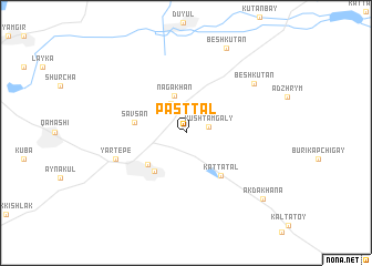 map of Pasttal