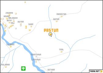 map of Pastun