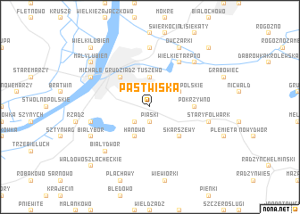 map of Pastwiska