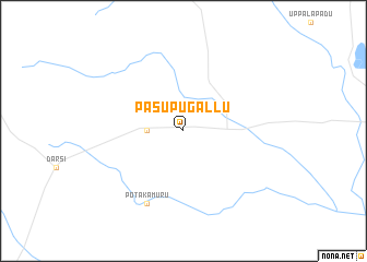 map of Pasupugallu