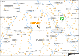 map of Pasvīsheh