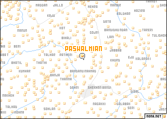 map of Paswāl Miān