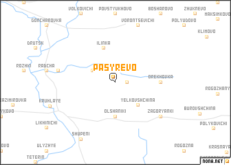 map of Pasyrëvo