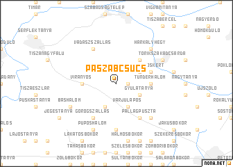 map of Paszabcsúcs