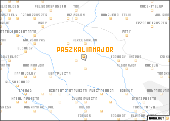 map of Paszkalinmajor