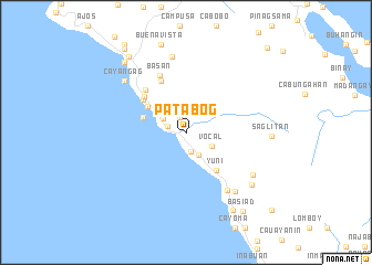 map of Patabog