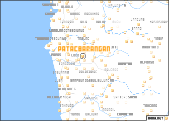 map of Patac Barangan