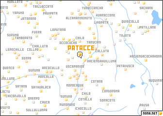 map of Patacce