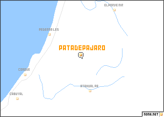 map of Pata de Pájaro