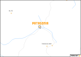 map of Patagonia