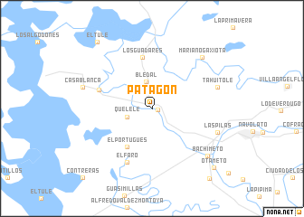 map of Patagón