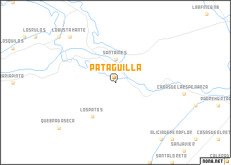 map of Patagüilla