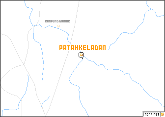 map of Patah Keladan