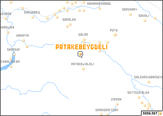 map of Patak-e Beygdelī