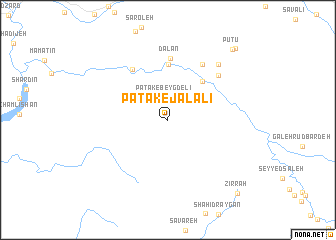 map of Patak-e Jalālī