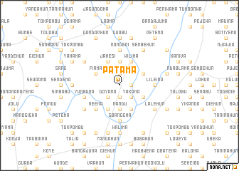 map of Patama