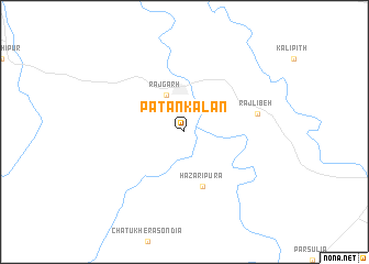 map of Pātan Kalān