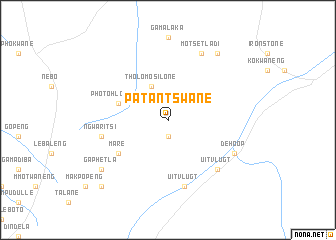 map of Patantswane