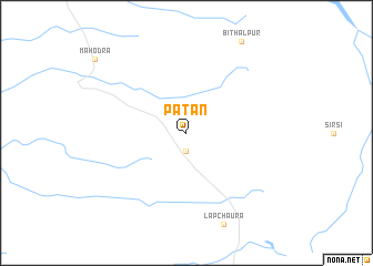 map of Pātan
