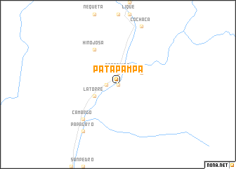 map of Pata Pampa