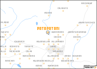 map of Pata Patani