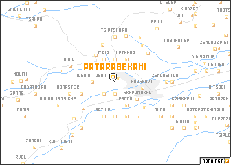 map of Patara-Bekami