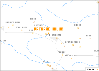 map of Patara Chʼailuri