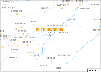 map of Patara Dmanisi