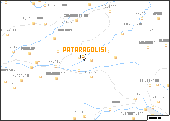map of Patara-Golisi