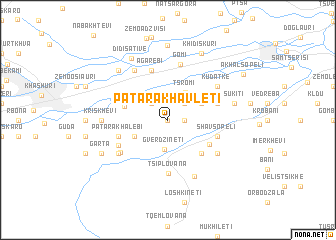 map of Patara-Khavleti