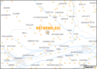 map of Patara-Plevi