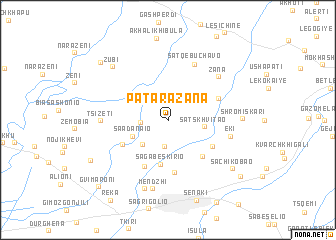 map of Patara-Zana