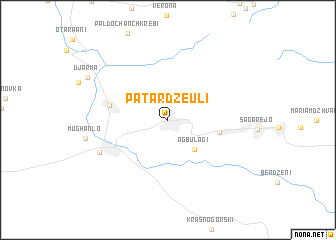 map of Patardzeuli