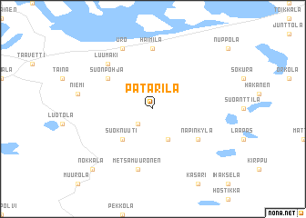 map of Pätärilä