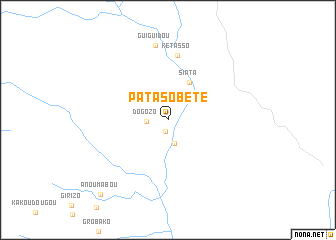 map of Pataso Bété