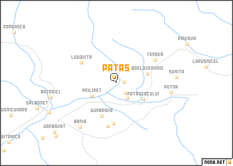 map of Pătaş