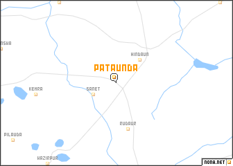 map of Pataundā