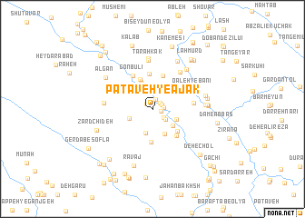 map of Pātāveh-ye Ājak